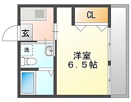 レジデンス伊島B  ｜ 岡山県岡山市北区伊島町1丁目（賃貸マンション1K・3階・24.81㎡） その2