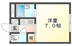 津島サンコーポ  ｜ 岡山県岡山市北区津島東4丁目（賃貸アパート1K・1階・18.80㎡） その2