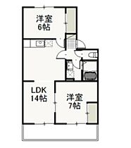 岡山県岡山市中区原尾島（賃貸アパート2LDK・1階・57.13㎡） その2