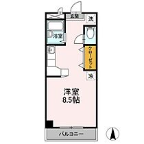 アトリエ  ｜ 岡山県岡山市中区東山2丁目（賃貸マンション1R・3階・28.22㎡） その2