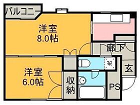 エルム20  ｜ 岡山県倉敷市松島（賃貸マンション2K・3階・34.49㎡） その2