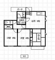 メゾンサンシャインB  ｜ 岡山県岡山市中区清水2丁目（賃貸アパート3LDK・1階・67.90㎡） その2