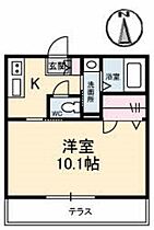 シャーメゾン島田本町  ｜ 岡山県岡山市北区島田本町1丁目（賃貸アパート1K・1階・30.48㎡） その2