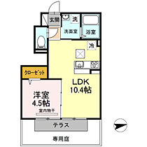 カーサ　エトワール  ｜ 岡山県岡山市中区竹田（賃貸アパート1LDK・1階・35.48㎡） その2