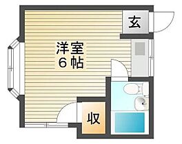 ウォーターコート三野  ｜ 岡山県岡山市北区三野1丁目（賃貸アパート1R・1階・14.80㎡） その2