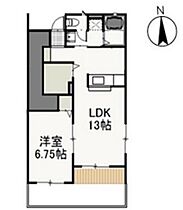 ファミーユ・ビボ　E  ｜ 岡山県岡山市中区今在家（賃貸アパート1LDK・1階・46.16㎡） その2