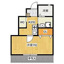 Grantage  ｜ 岡山県岡山市中区土田（賃貸アパート1K・1階・24.43㎡） その2