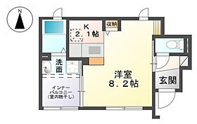 スターテラスあかね  ｜ 岡山県岡山市北区花尻あかね町（賃貸アパート1K・1階・31.07㎡） その2