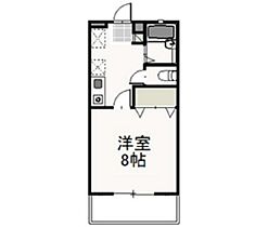 岡山県岡山市北区今2丁目（賃貸アパート1K・1階・26.49㎡） その2