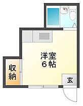 岡山県岡山市北区宿（賃貸アパート1R・1階・14.00㎡） その2