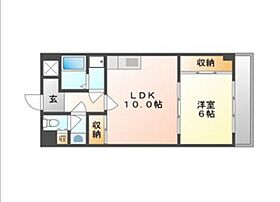 岡山県岡山市中区門田屋敷1丁目（賃貸マンション1LDK・5階・41.85㎡） その2