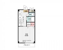 ベルメゾン山田II号館  ｜ 岡山県岡山市北区大和町2丁目（賃貸マンション1K・2階・25.02㎡） その2