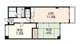 ロジェ岡山  ｜ 岡山県岡山市北区富田町1丁目（賃貸マンション2LDK・5階・55.20㎡） その2