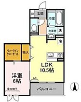 カーサ・寿 B棟  ｜ 岡山県岡山市北区野田3丁目（賃貸アパート1LDK・2階・43.63㎡） その2