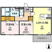 プラトー　B棟  ｜ 岡山県岡山市北区高柳西町（賃貸アパート2LDK・3階・55.03㎡） その2