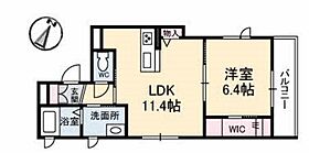 ベレオ田中  ｜ 岡山県岡山市北区田中（賃貸アパート1LDK・2階・45.68㎡） その2