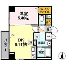 雅メゾン  ｜ 岡山県岡山市北区富田町1丁目（賃貸マンション1LDK・3階・36.72㎡） その2