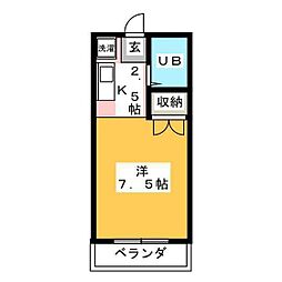 間取図画像 ワンルーム
