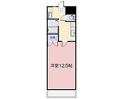 PAL-98 1Kの間取図画像