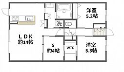 間取図画像 2SLDK