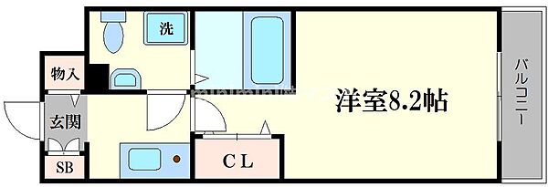 プラディオ森小路セレニテ 206｜大阪府大阪市旭区新森1丁目(賃貸マンション1K・2階・25.00㎡)の写真 その2