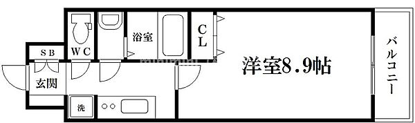 スプランディッド京橋EAST 1104｜大阪府大阪市城東区鴫野東2丁目(賃貸マンション1K・11階・27.60㎡)の写真 その2