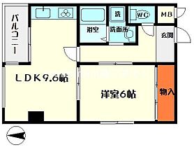 サンシティ 304 ｜ 大阪府大阪市都島区内代町2丁目2-13（賃貸マンション1LDK・3階・39.89㎡） その2