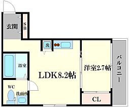 グラディート千林大宮 106 ｜ 大阪府大阪市旭区大宮2丁目15-14（賃貸アパート1LDK・1階・30.30㎡） その2