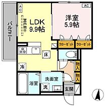 マーリエIII  ｜ 神奈川県厚木市妻田東1丁目（賃貸アパート1LDK・3階・40.30㎡） その2