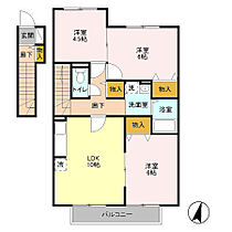 ヴィーベルＫ3  ｜ 神奈川県厚木市戸田（賃貸アパート3LDK・2階・65.87㎡） その2