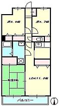 神奈川県厚木市栄町2丁目（賃貸マンション3LDK・4階・65.08㎡） その2