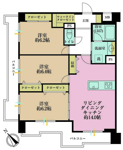 間取り 五反田リーラハイタウン 12階/-
