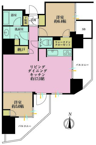 間取り プレミスト白金 14階/-