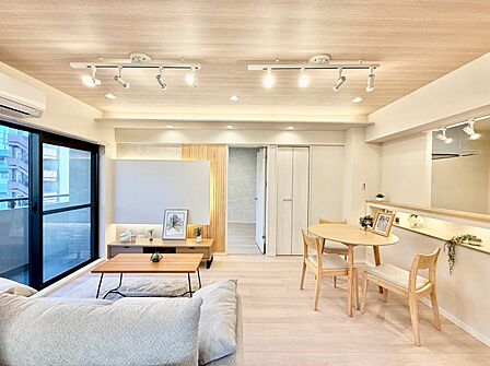 落ち着いた雰囲気に包まれて、伸びやかな空間。