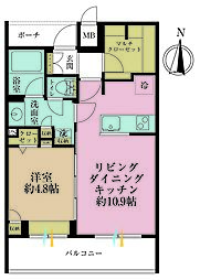 間取図画像 1LDK
