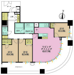 間取図画像 3LDK