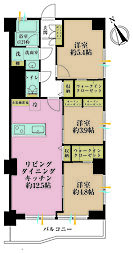 間取図画像 3LDK