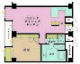 間取り：1LDK、専有面積80.68m2