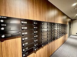 郵便受けも、きちんと管理されています。