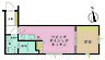 間取り：1LDK、専有面積31.12m2