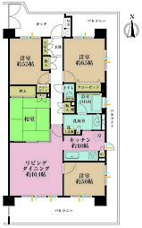 クレストフォルム鶴見グランステージ 4LDKの間取図画像