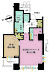 間取り：2LDK、専有面積50.59m2、バルコニー面積3.52m2