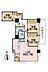 間取り：3LDK、専有面積111.18m2、バルコニー面積13m2