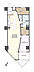 間取り：1LDK+S（納戸）、専有面積64.27m2、バルコニー面積5.15m2
