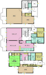 代田リハイム 4SLDKの間取図画像