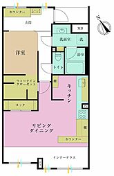 ヴィーナ・パルテール渋谷ウエスト 1LDKの間取図画像