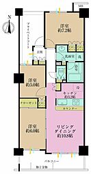 東京マスタープレイス 3LDKの間取図画像