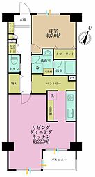 クリエート綱島 1LDKの間取図画像