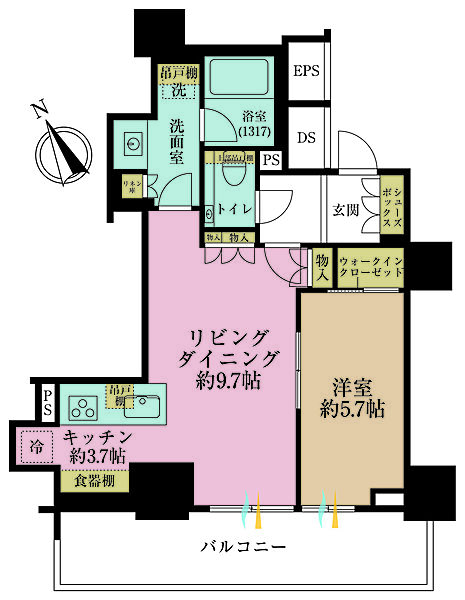 間取りを拡大表示