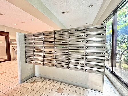 郵便受けも、きちんと管理されています。